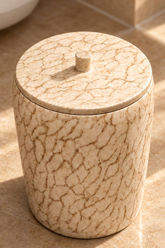 Aren Çöp Kovası - Bej - 2