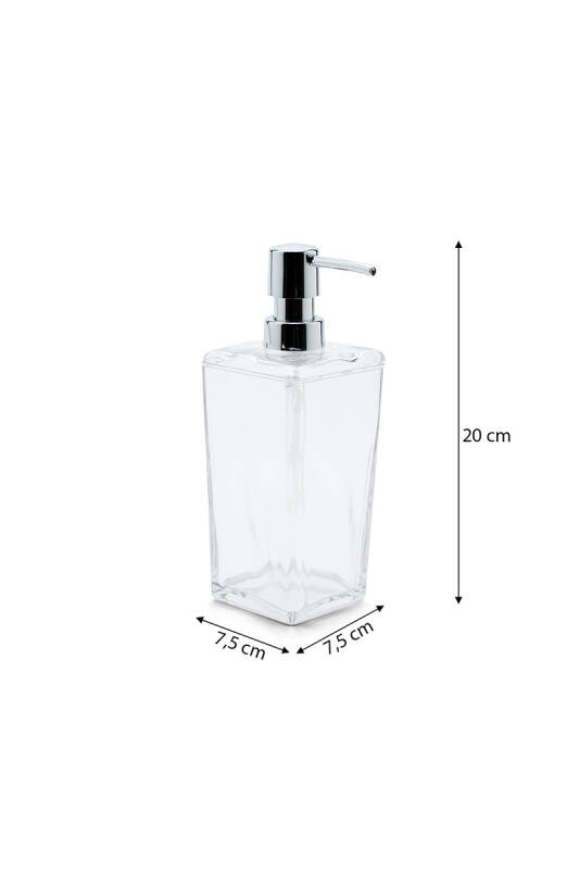 Biga Sıvı Sabunluk - Şeffaf & Krom - 2