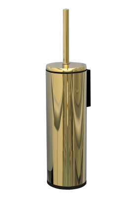 Cigo Duvara Monte Çelik Tuvalet Fırçası - Gold & İç Kısım Siyah - 5