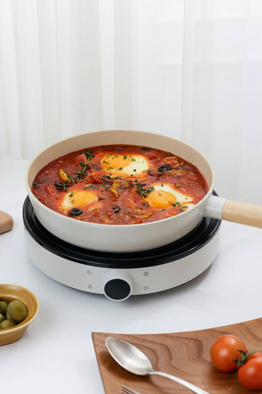 Fika Seramik Kaplama Tava 26 CM - Bej - 1