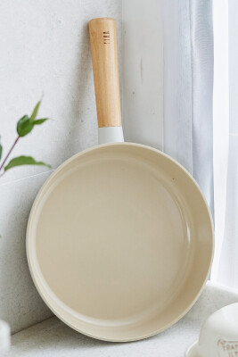 Fika Seramik Kaplama Tava 26 CM - Bej - 2