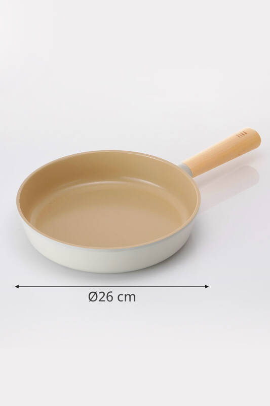 Fika Seramik Kaplama Tava 26 CM - Bej - 3