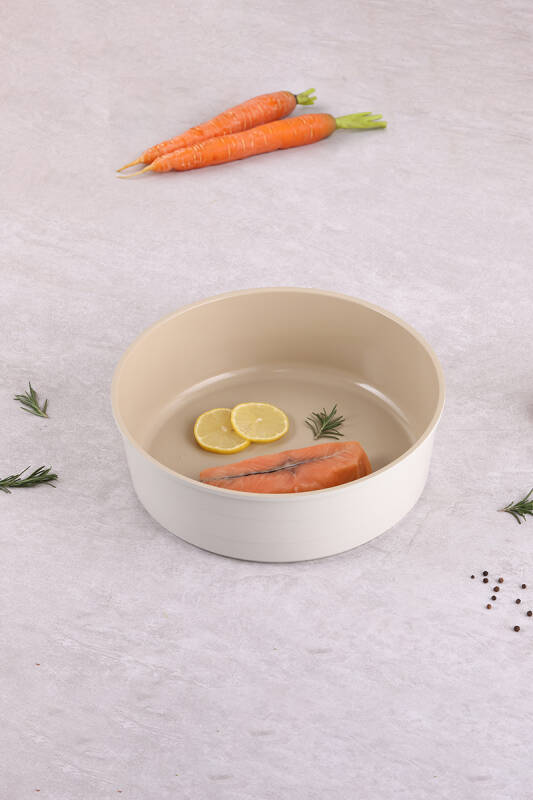 Fika Seramik Kaplama Yuvarlak Fırın Tepsisi - 26 CM - 1