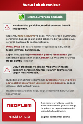 Fika Seramik Kaplamalı 7 Parça Tencere Ve Tava Seti - Gri - 7