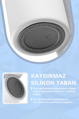 Fika Rento Sızdırmaz Vidalı Kapaklı Geniş Ağızlıklı Kolay Taşınabilir Çelik Termos 600 ML - Beyaz - 7