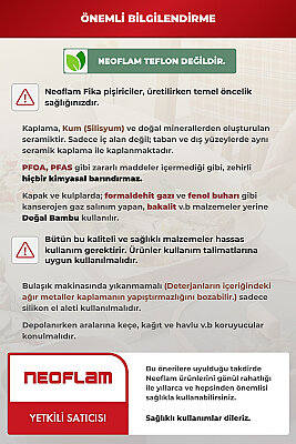 Fika Seramik Kaplama İndüksiyonlu 7 Parça Tencere ve Tava Seti - Beyaz - 8