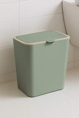 Flip 6 LT Banyo Mutfak Tezgah Üstü Çöp kovası - Yeşil - 4