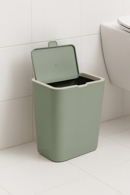 Flip 6 LT Banyo Mutfak Tezgah Üstü Çöp kovası - Yeşil - 5