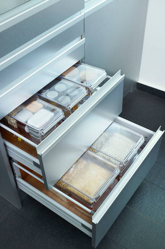 Kapaklı Buzdolabı Içi Organizer Dolap Içi Düzenleyici Saklama Kabı 325*205*100 Mm Şeffaf 6 Lı - 6