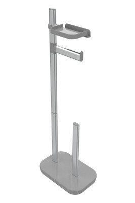 Sui Tuvalet Kağıtlık - Gri - 3