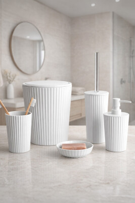 Ridge Banyo Seti - Beyaz - Primanova