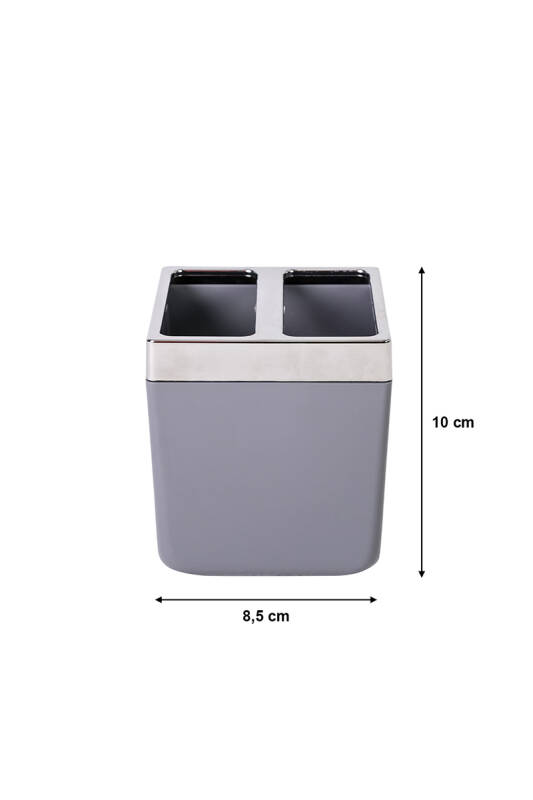 Toskana Diş Fırçalık - Gri - 4